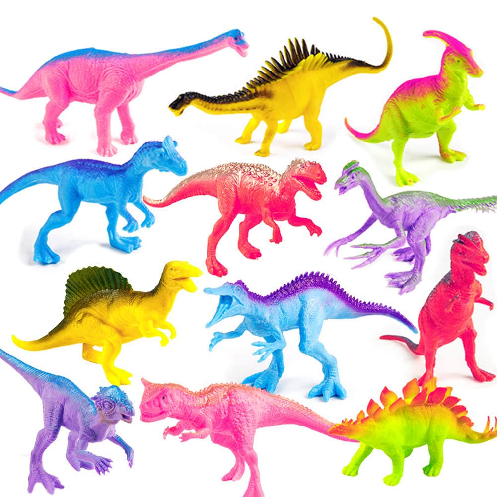 GIDGOD T-Rex 7-inch dinosaur figure for imaginative play and classroom display.