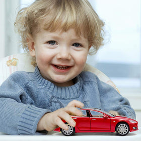 gidoyi Model S alloy toy car red 1:32 scale for realistic model displays