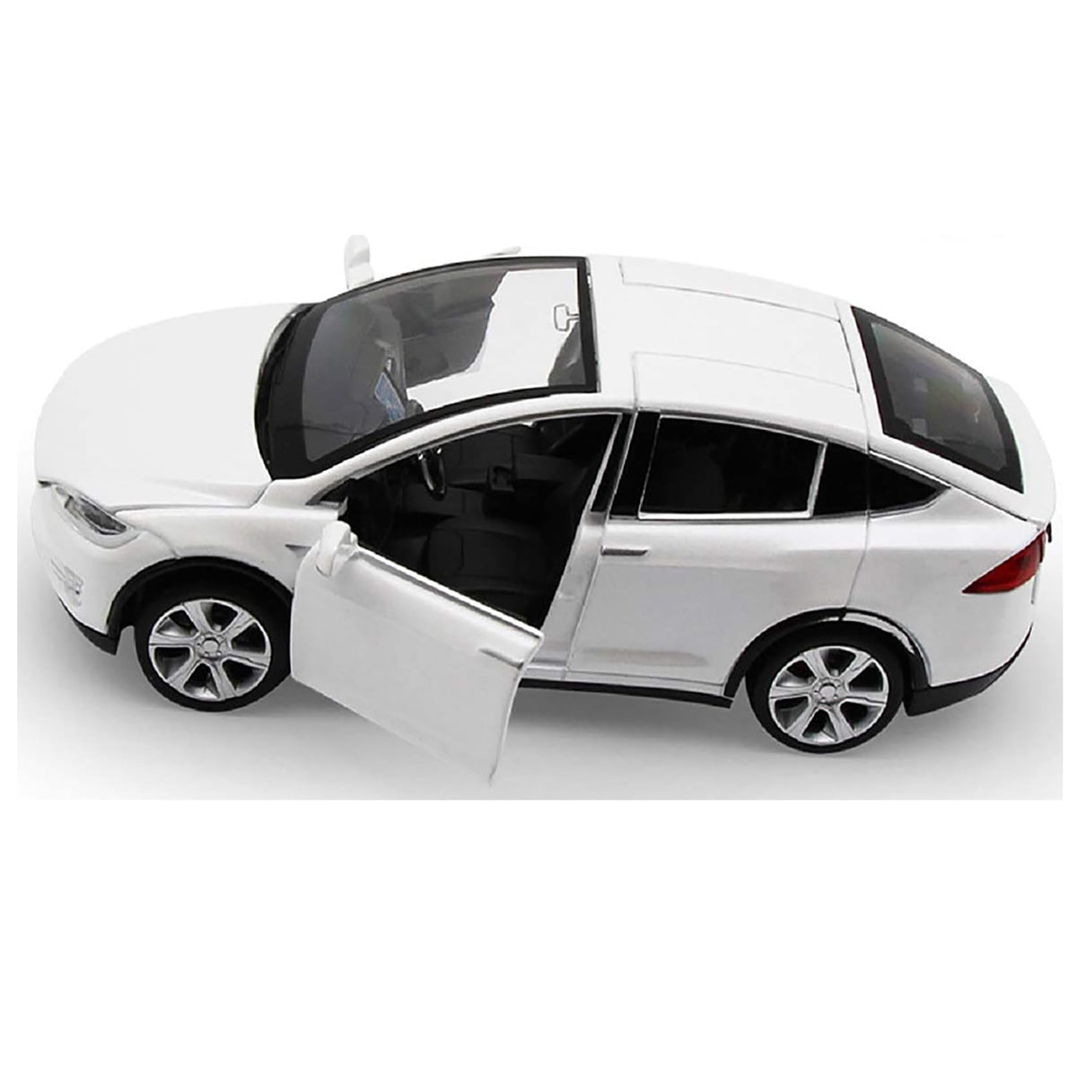 gidoyi Toy Car Model X side view showing alloy body and rubber tires