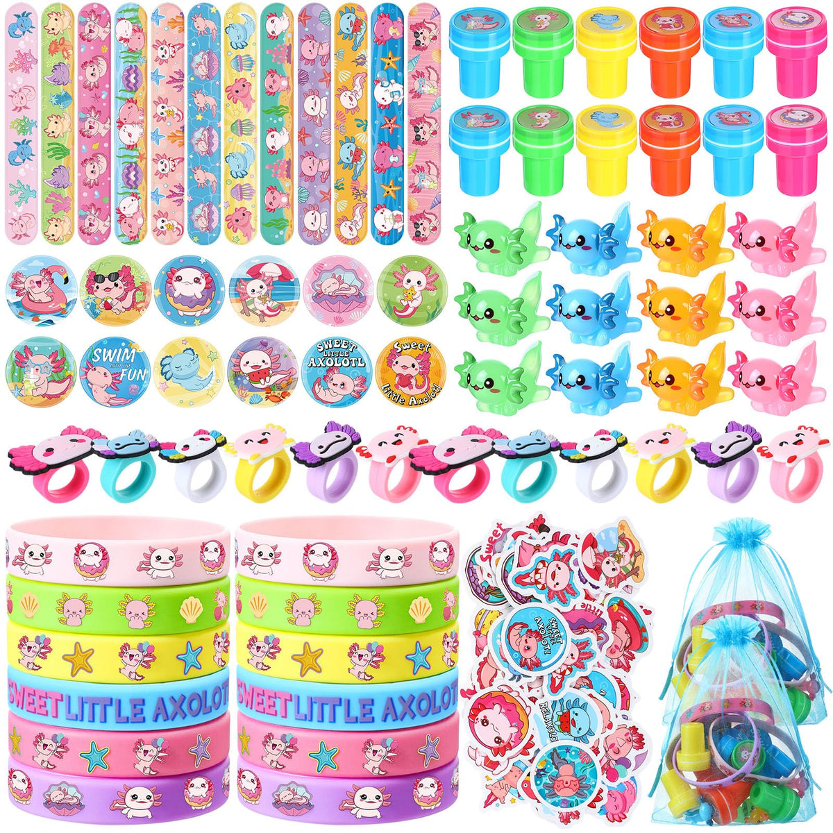 Giegxin axolotl silicone bracelets add colorful party wear for guests
