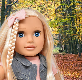 Gift Boutique 18-Inch doll leather skirt adds a stylish outfit option