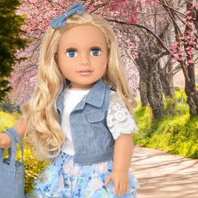 Gift Boutique 18-inch doll with blue eyes ready for imaginative play