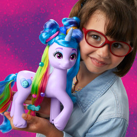 Gift-ready My Little Pony Izzy Moonbow toy for kids ages 4+ with features