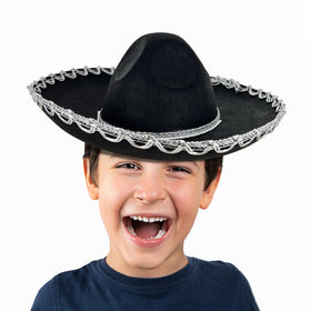 GiftExpress adults-size sombrero ideal for caballero or mariachi costumes.