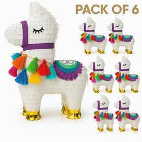 GiftExpress Benito mini llama pinata bright tissue paper colors decorate events.