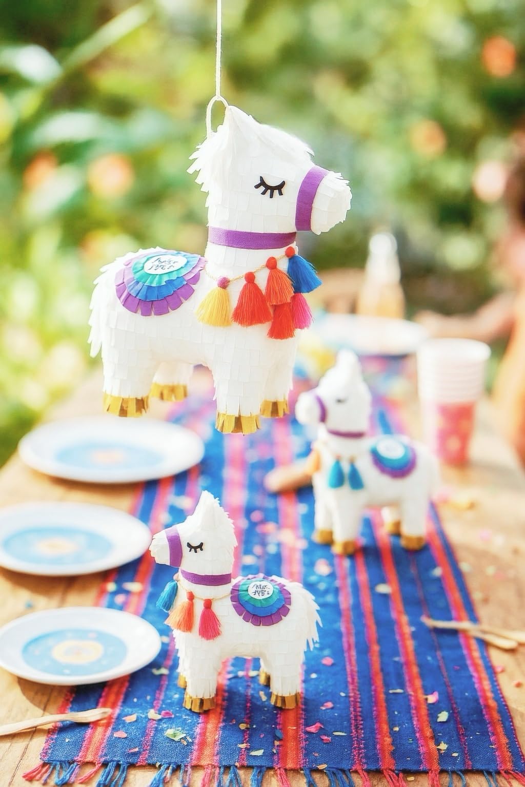 GiftExpress Benito mini llama pinata candy-fill hole for easy treats.