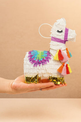 GiftExpress Benito mini llama pinata kids' birthday decor and activity.