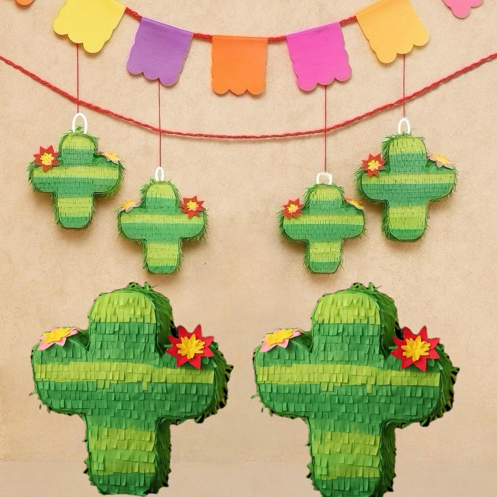 GiftExpress cactus pinata ready for candy fill and surprises.