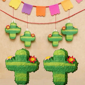 GiftExpress cactus pinata ready for candy fill and surprises.