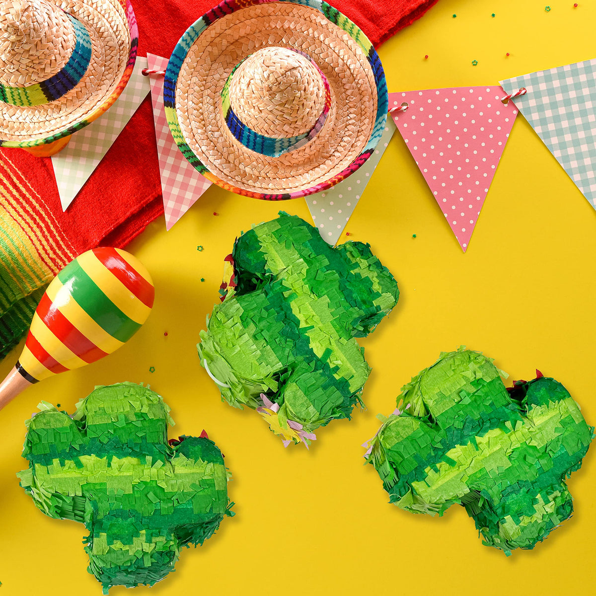 GiftExpress fiesta pinatas decorative pack for celebrations.