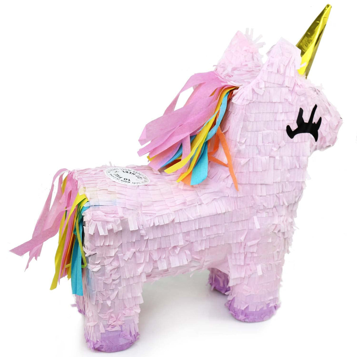 GiftExpress Mexican themed party decor with unicorn pinata.