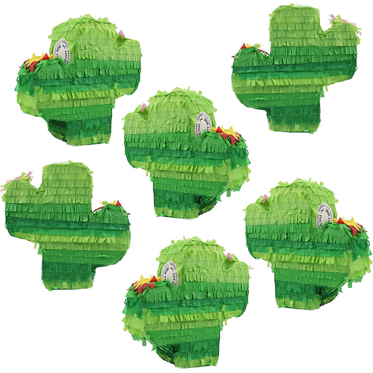 GiftExpress mini cactus pinatas for Cinco de Mayo celebration.