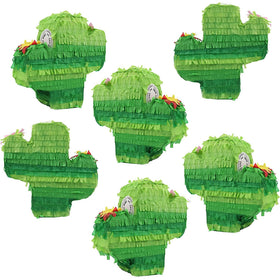 GiftExpress mini cactus pinatas for Cinco de Mayo celebration.
