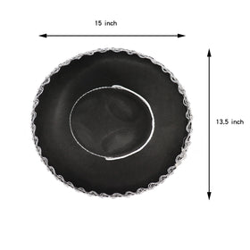 GiftExpress lightweight polyester felt sombrero that's easy to spot-clean.