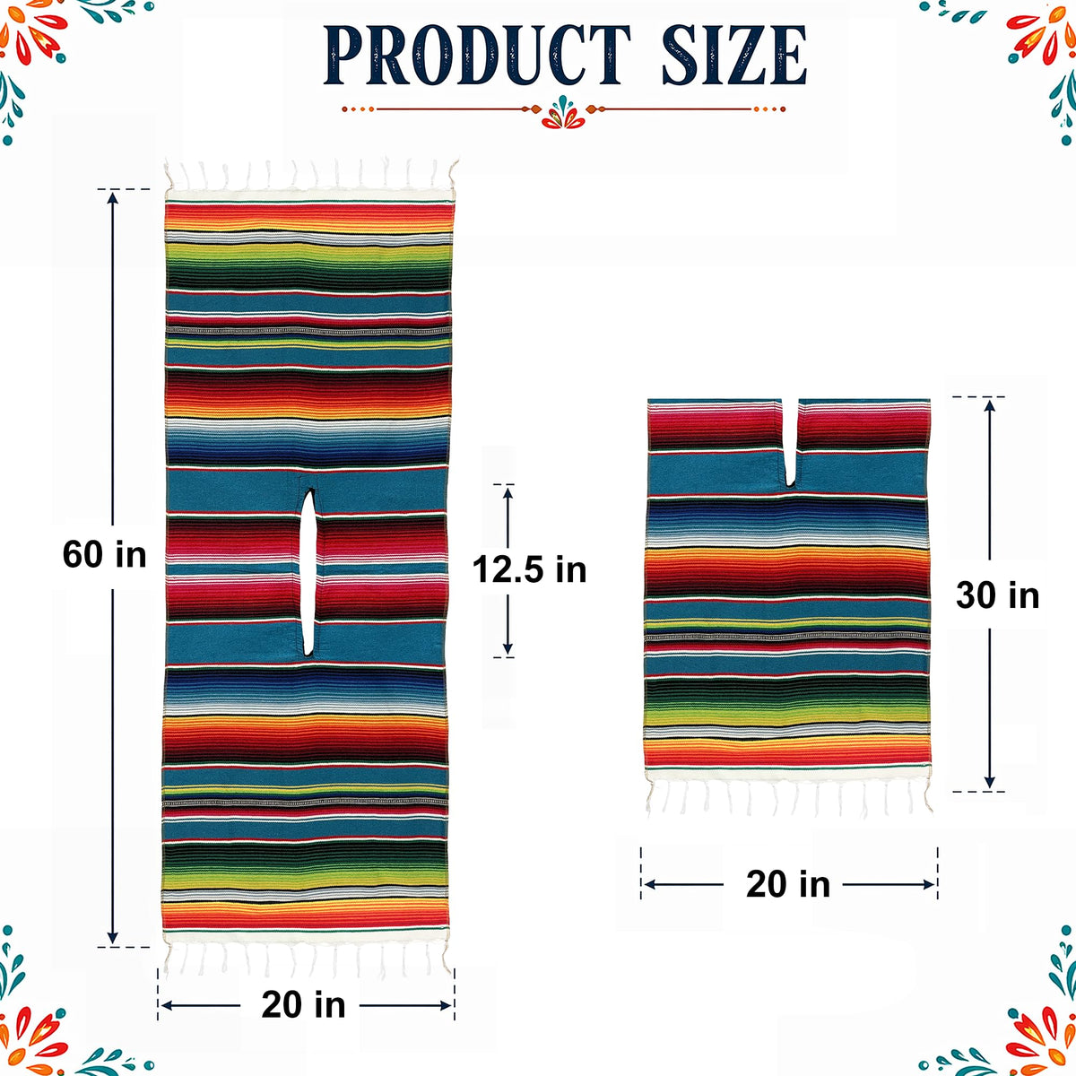 GiftExpress poncho in 100percent cotton for soft, breathable comfort