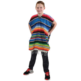 GiftExpress poncho edge detail with serape trim for authentic look