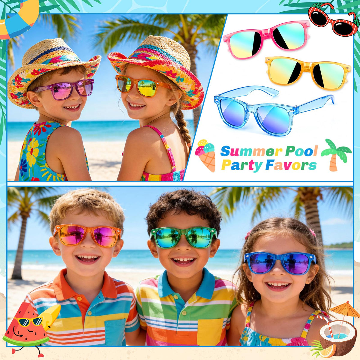 Giftinbox 24-pack bulk sunglasses ready for gifting and party planning.