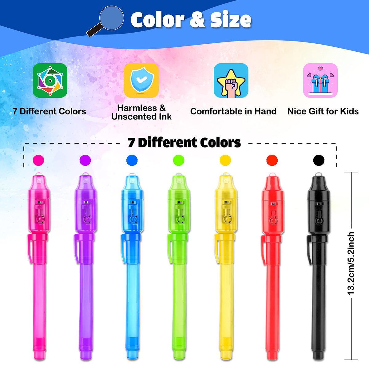 Giftinbox invisible ink pen pink ideal as a playful party favor