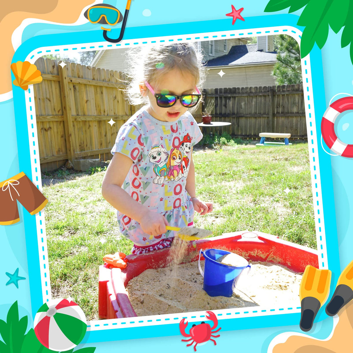 GIFTINBOX kids sunglasses bulk for shade and party favors