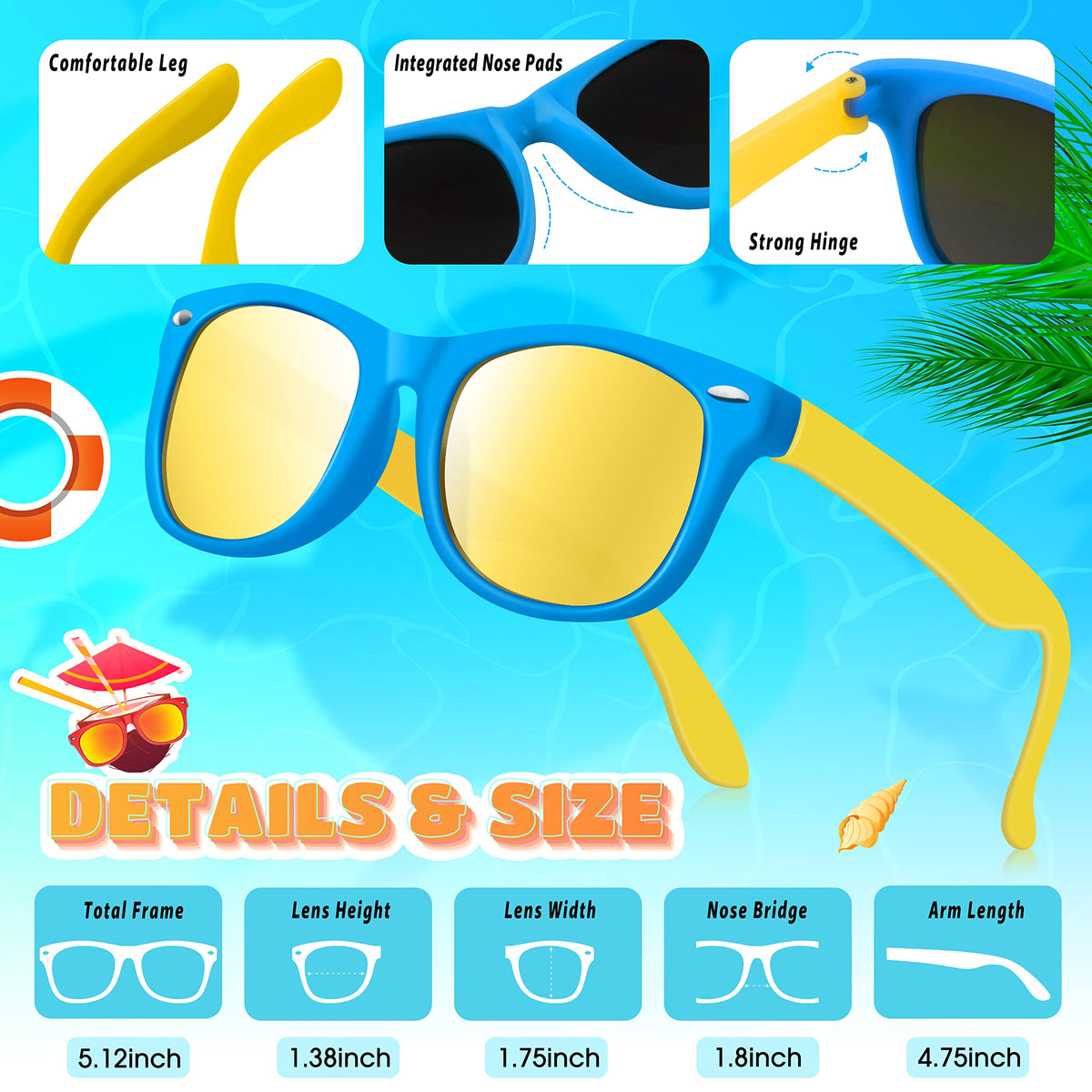 GIFTINBOX lightweight frames designed for all-day comfortable wear.