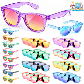 Giftinbox kids sunglasses neon color assortment for bright party favors and color coordination.