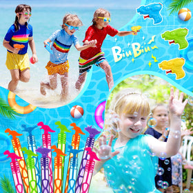 Giftinbox kids sunglasses with UV400 protection for sunny poolside safety