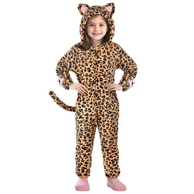 Giftinbox leopard fabric microfleece close-up demonstrates soft, cozy material