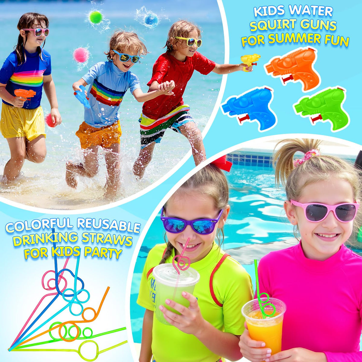 GIFTINBOX mini water squirts for splash battles