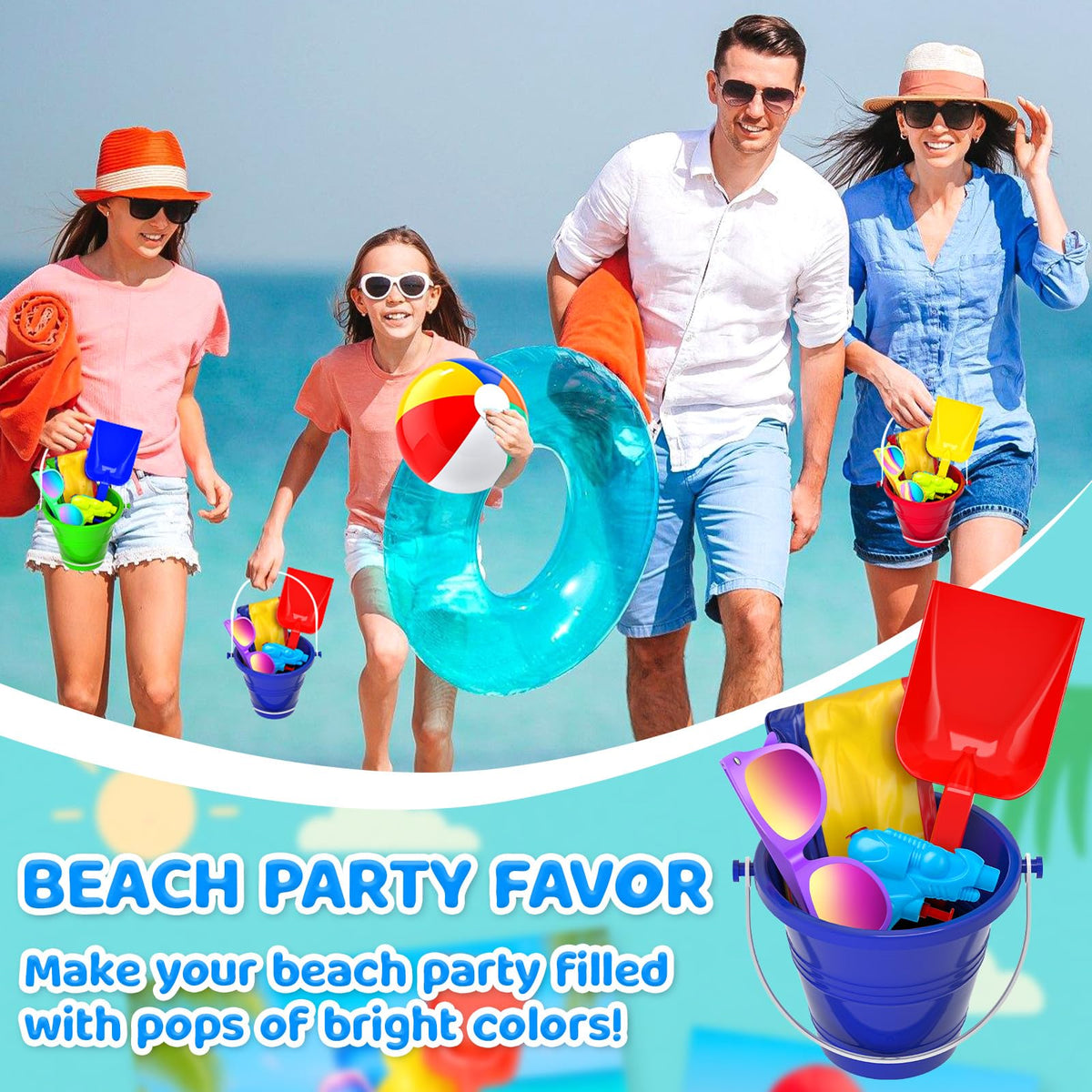 GIFTINBOX neon crazy straws for festive drinks