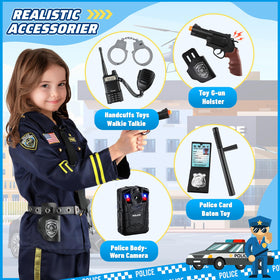 GIFTINBOX police costume pants offer comfortable fit during long pretend missions