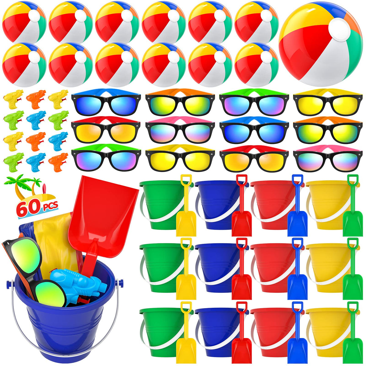 GIFTINBOX 12-inch beach ball for sunny pool play and games