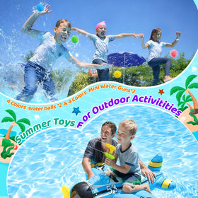 GIFTINBOX reusable water balls for mess-free water fun