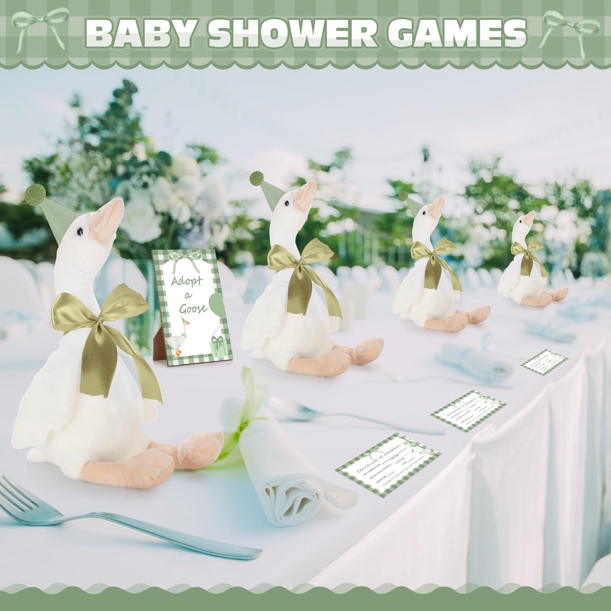Giftlyze goose birthday decor set outfits any space with playful vibe