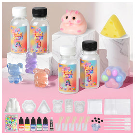 GiftmiyHime Taba Squishy Set molds for beginner-friendly silicone crafting.