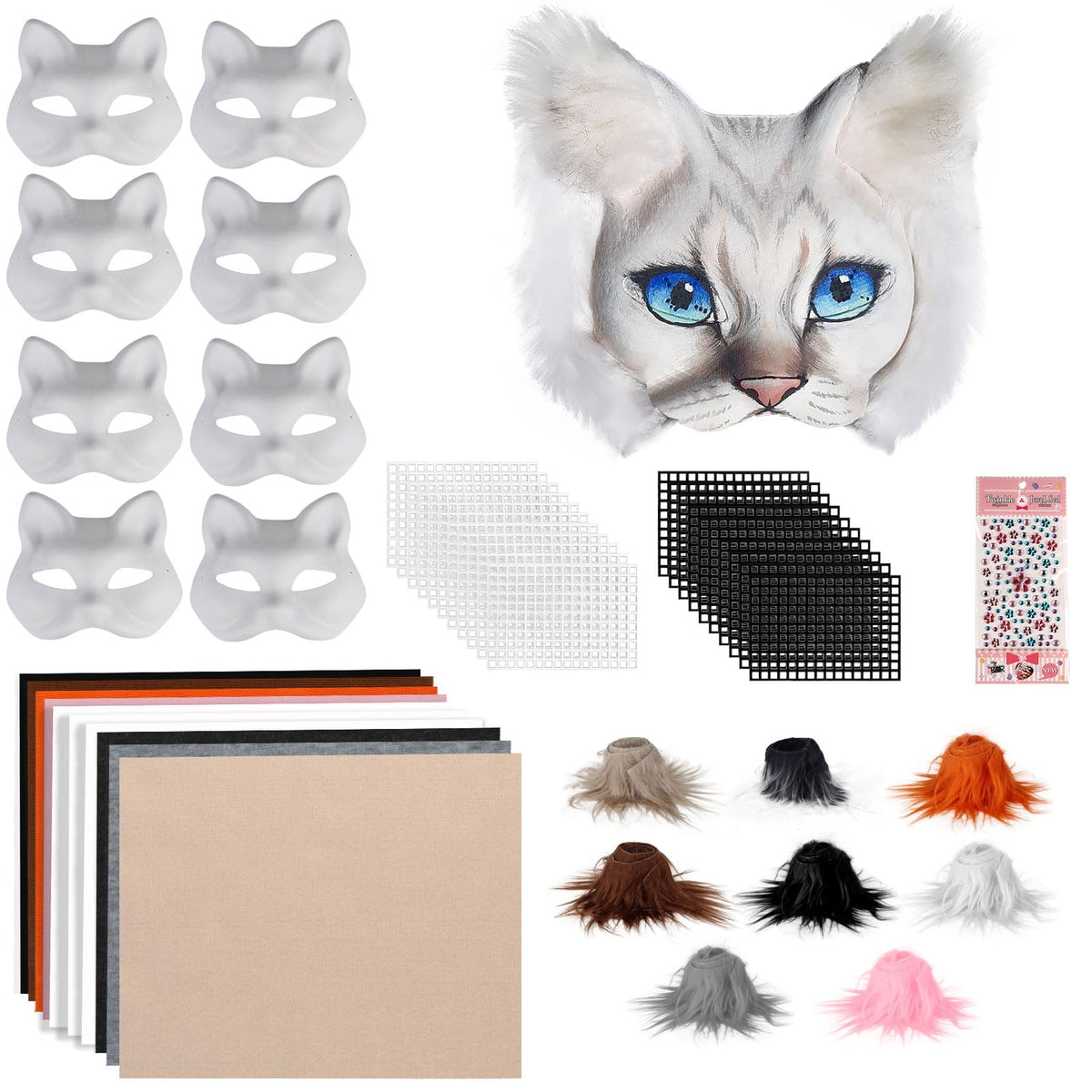 Giftota Therian mask kit blank mask ready for customization