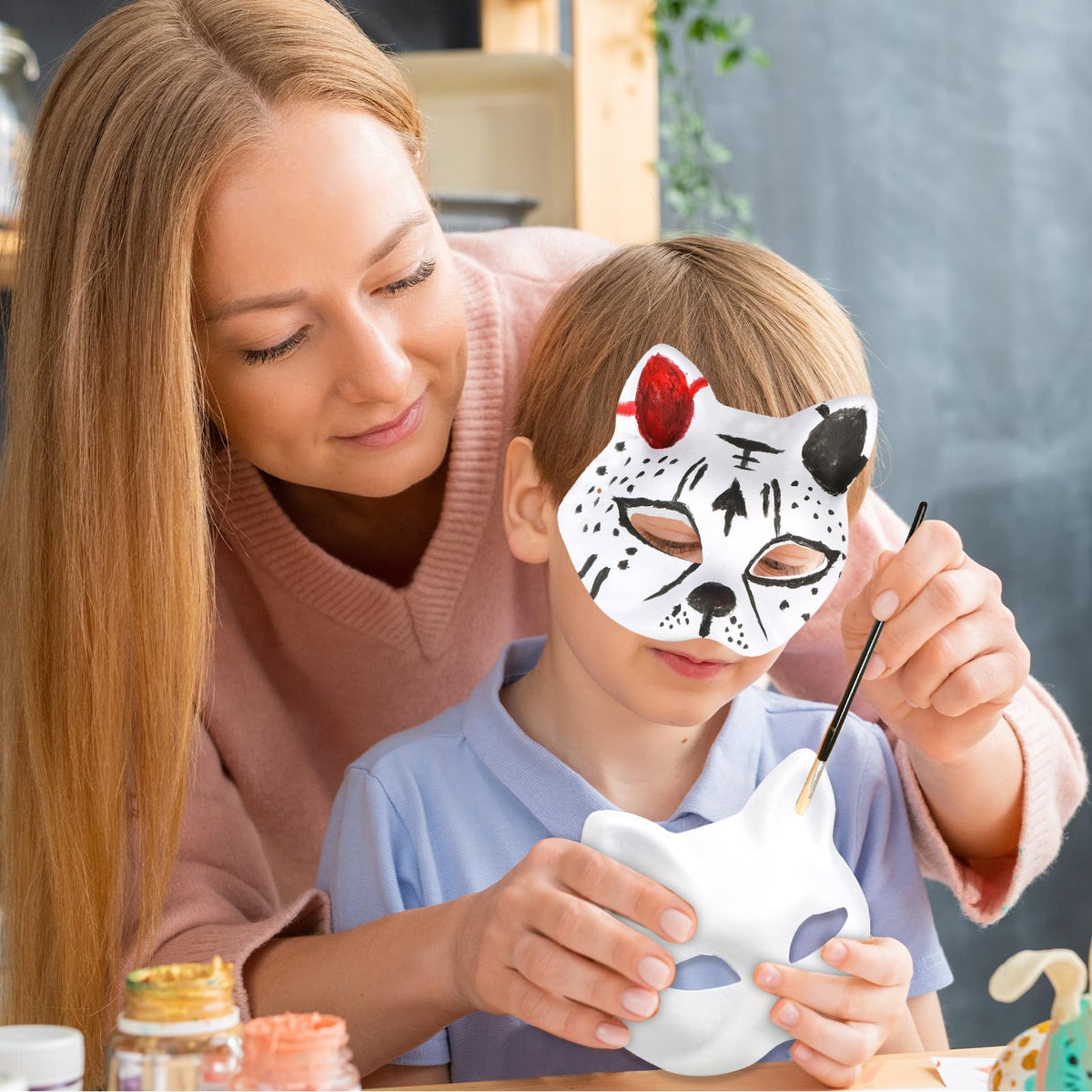 Giftota Therian mask kit kids crafting session sparks creativity