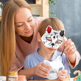 Giftota Therian mask kit kids crafting session sparks creativity
