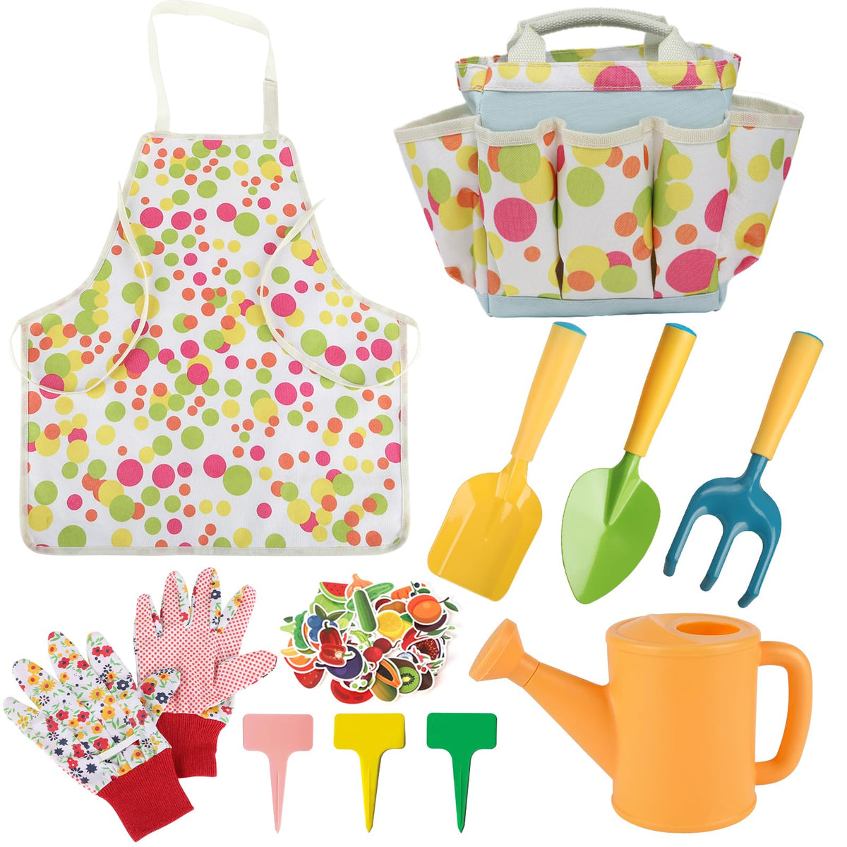 GIFTRRTOY kid-friendly gardening set featuring a watering can for outdoor play.