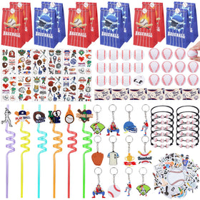 Gifts2U baseball party favors bags shown, perfect for kids' party loot.
