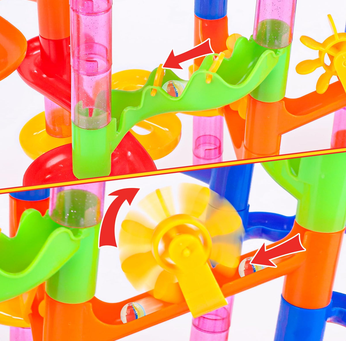 Gifts2U marble run toy parent-child play encourages bonding
