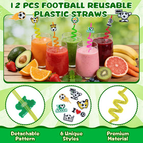 Gifts2U soccer bubble wands 12-pack outdoor play and excitement