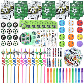 Gifts2U soccer goodie bags 12-pack for party favors and take-home gifts