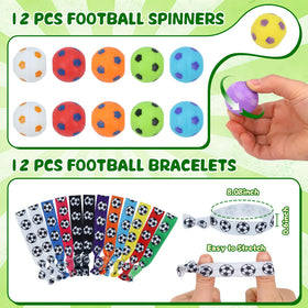 Gifts2U soccer wristbands 12-pack wearable team spirit for kids