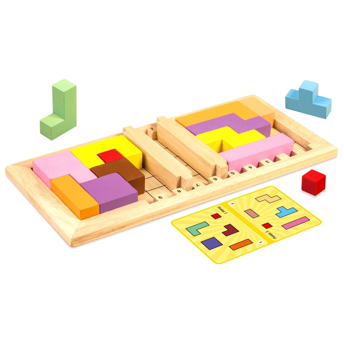 Gigamic Katamino Family activity guide offers kid-friendly puzzles for family learning.