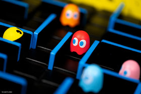 Pac-Man ghosts give engaging multiplayer chase in the arcade mode.