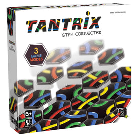 Gigamic Tantrix Strategy tiles close-up showing vibrant resin colors for strategic play.