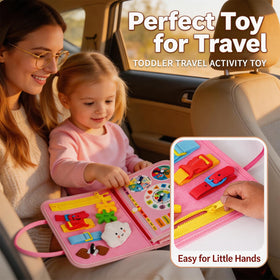 GiggleCraft Busy Board letters introduce early literacy through hands-on activity.