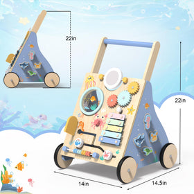 GiggleGems Ocean Walker wide base provides stable support.