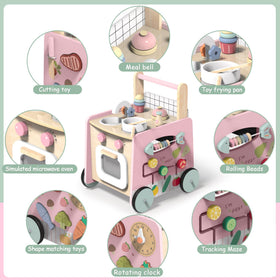 GiggleGems kitchen play with oven knobs offers pretend cooking fun