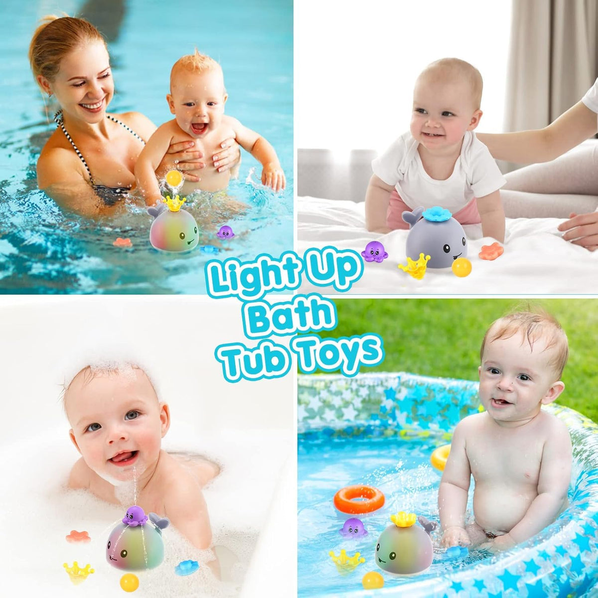 Gigilli crown sprinkler bath toy - playful design invites curious bath time